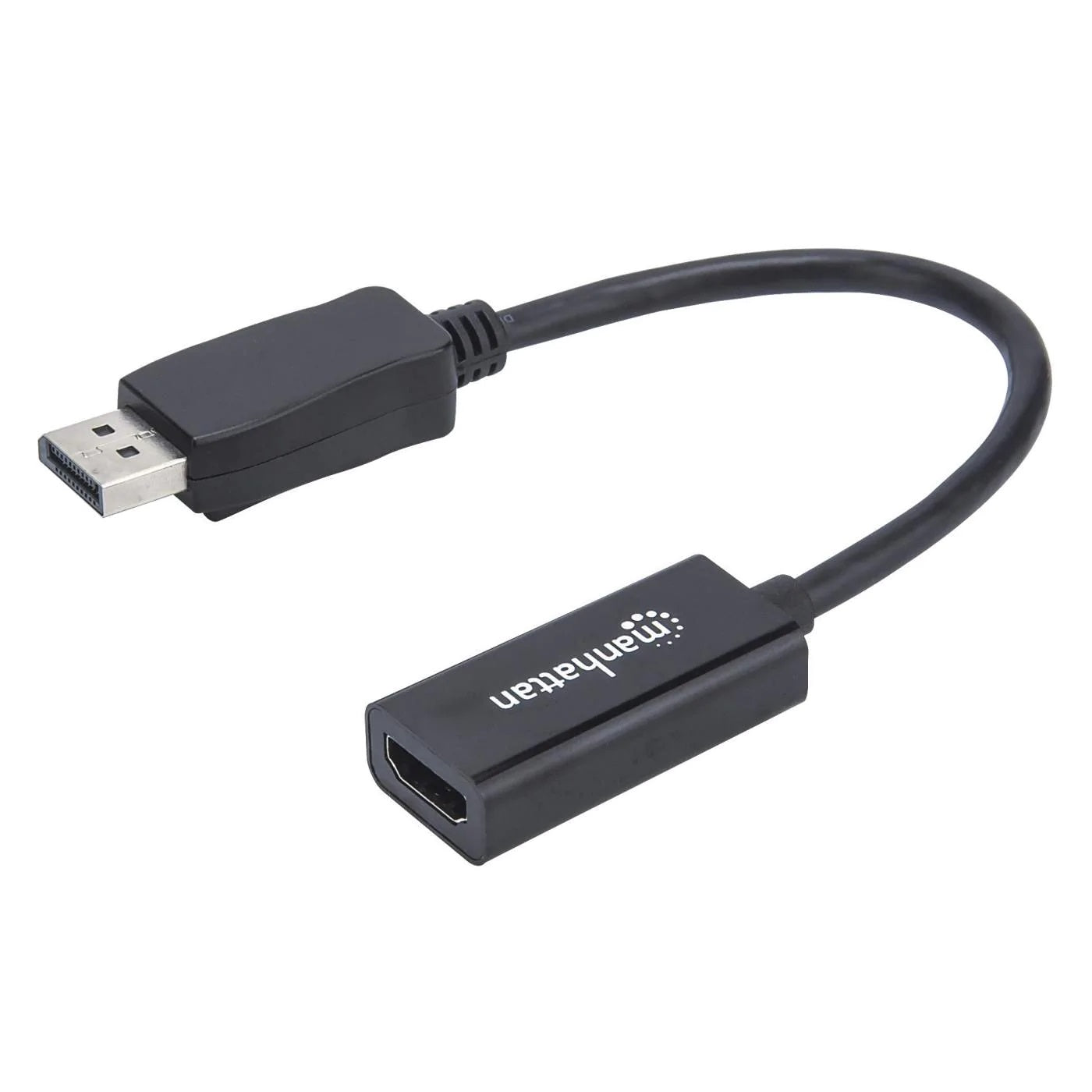 151634 Adaptador Pasivo de DisplayPort Macho a HDMI Hembra - 1080p a 60Hz, Negro; Convierte una señal DisplayPort en una señal HDMI 151634 Adaptador Pasivo de DisplayPort Macho a HDMI Hembra - 1080p a 60Hz, Negro; Convierte una señal DisplayPort en una señal HDMI